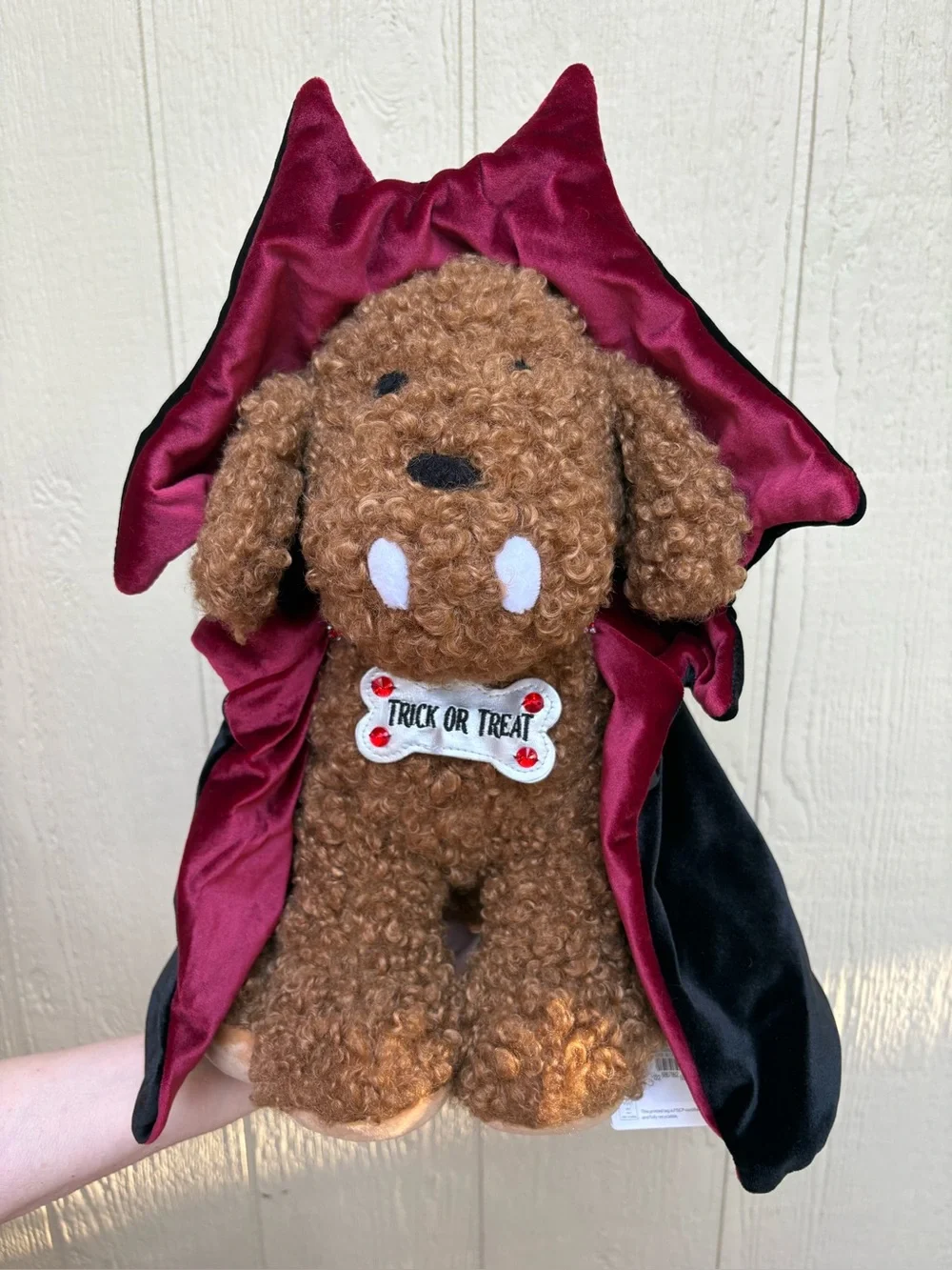 Pottery Barn Dante the Dracula Dog Shaped Pillow
